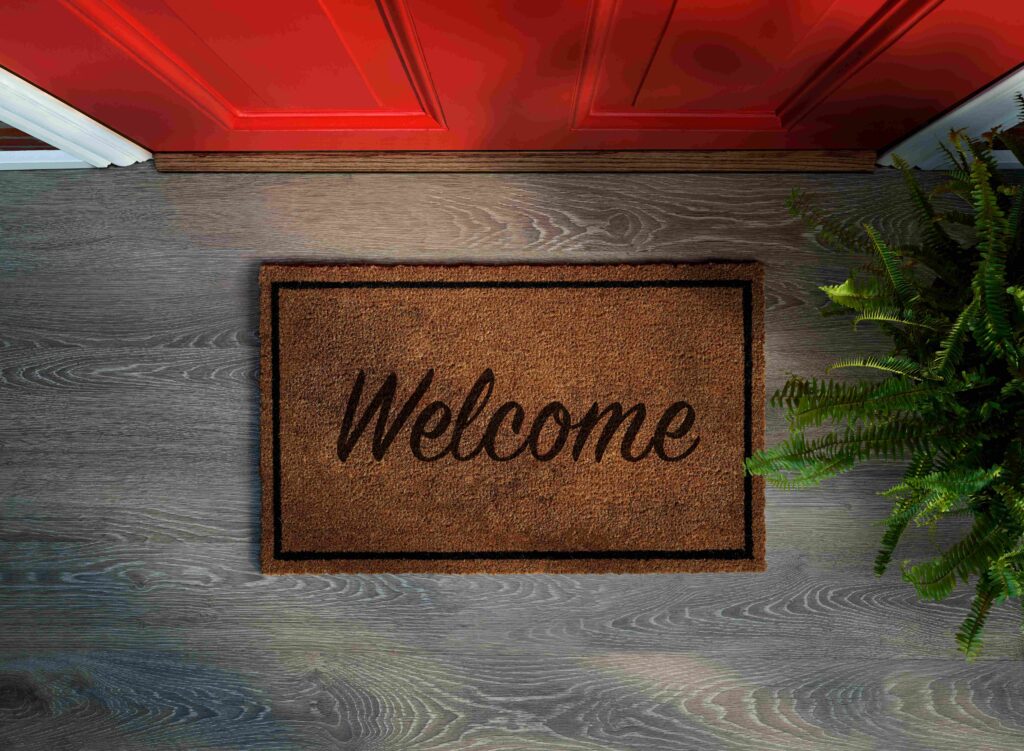 Welcome mat